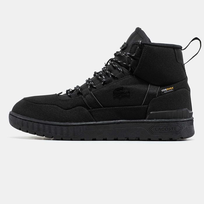 Кросівки зимові Lacoste T-Clip Cordura Black premium