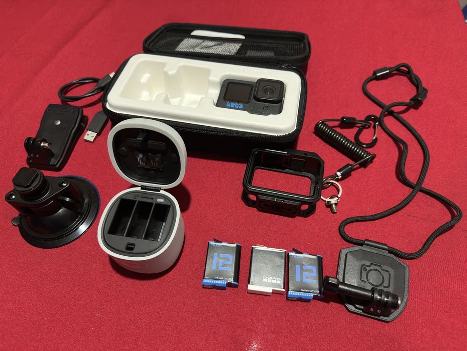Gopro 12 black 5k + acessorios