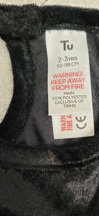 Нарядное платье-кошечка на 2-3 года (92-98см)