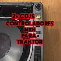 CDJs controladores MIDI para Traktor