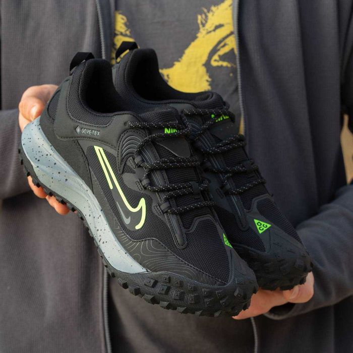 Кросівки Nike ACG Mountain Fly 2 Gore-Tex Black/Green premium