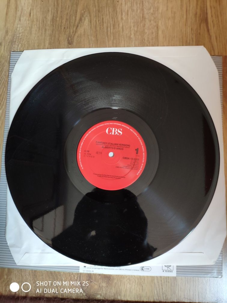 Italo disco Alberto D'Arko -fantasy maxi winyl
