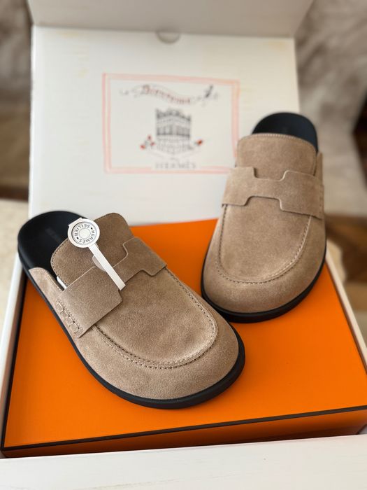 Мюли тапки лоферы кроссовки Hermes Loro piana chanel