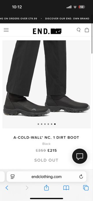 Ботинки a cold wall acw