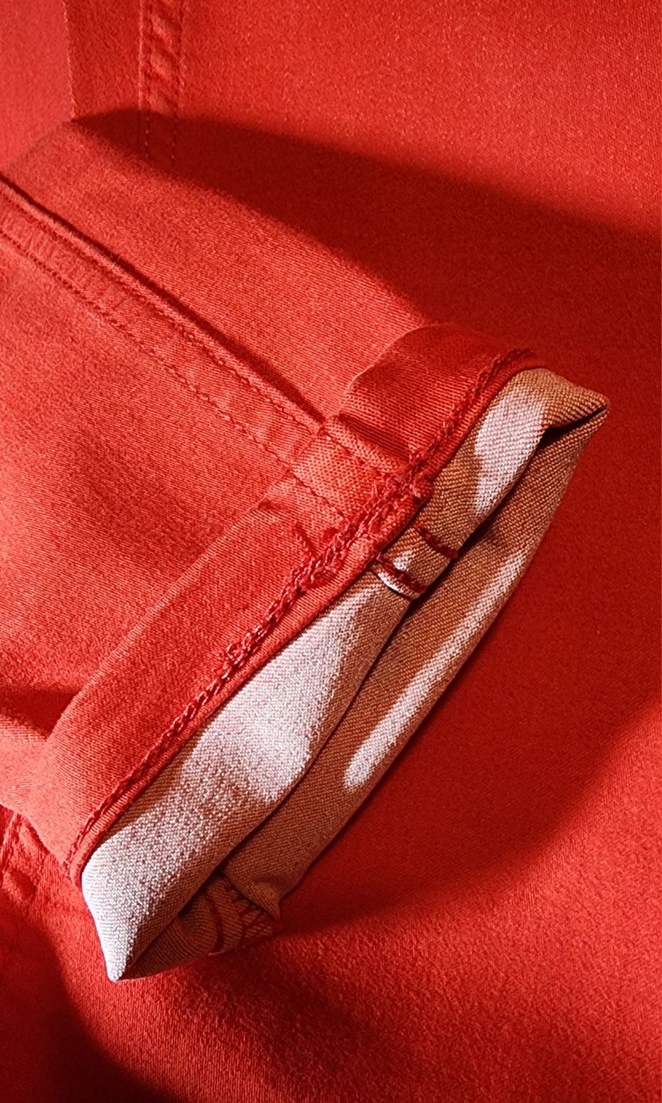 Spodnie damskie DIVERSE, czerwone