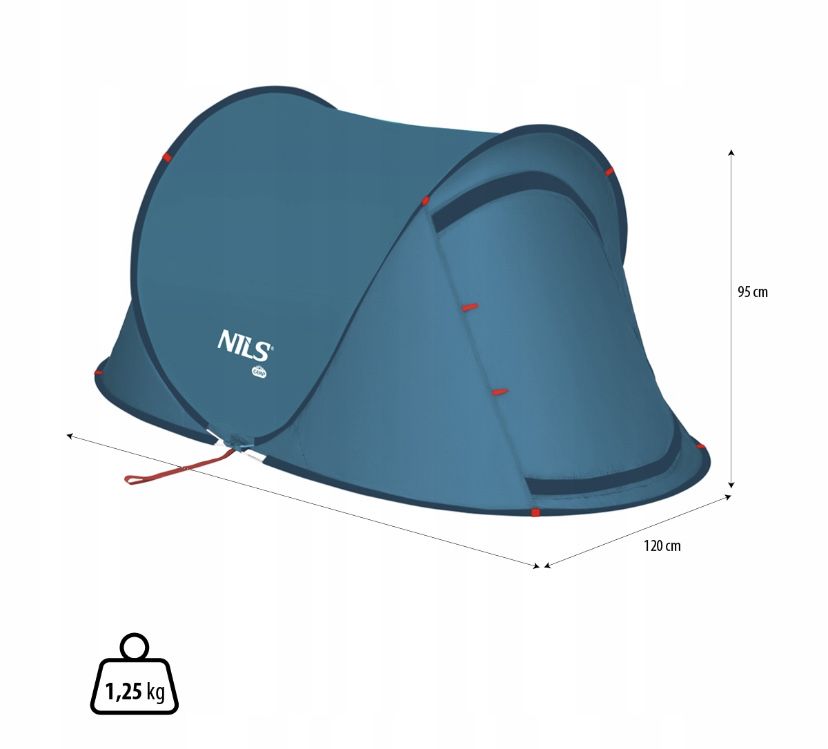 Namiot samorozkladajacy 2 osobowy duży autmoatyczny turystyczny