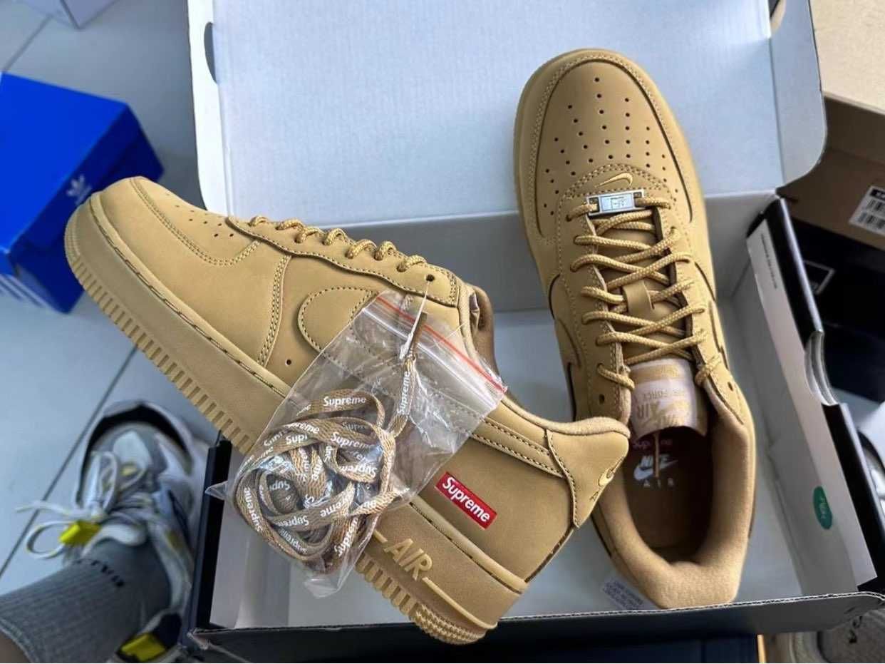 Nike Buty Air_Force 1_Wheat_Supreme ButyDamskie i Męskie R.42