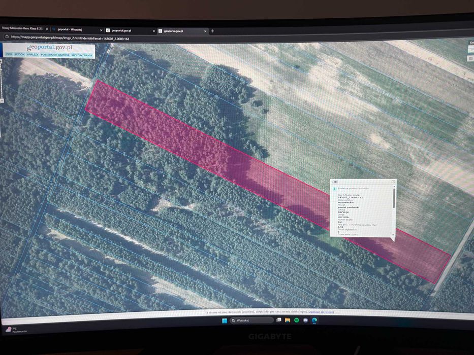 sprzedam działkę rolną z lasem 1.94 h