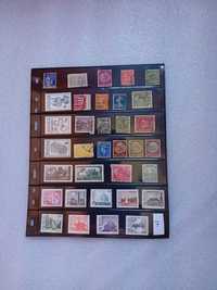 Znaczki pocztowe  zestaw 7 + karta Leuchtturm Optima