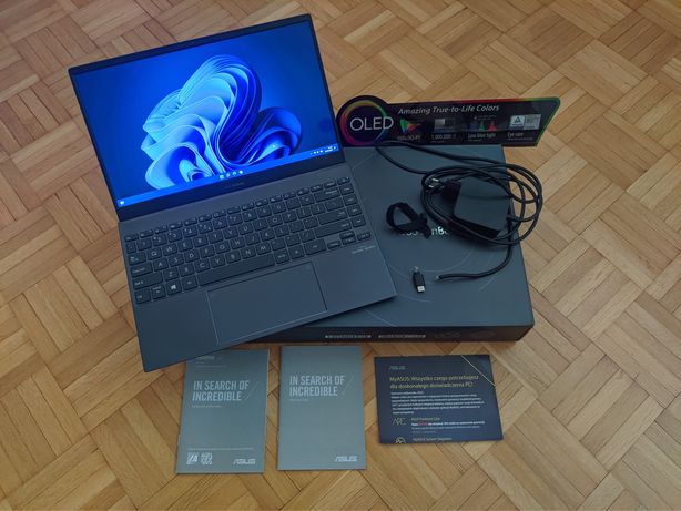 JAK NOWY Laptop Asus Zenbook UM325UA Ryzen 5500U/16GB RAM/512 GB SSD