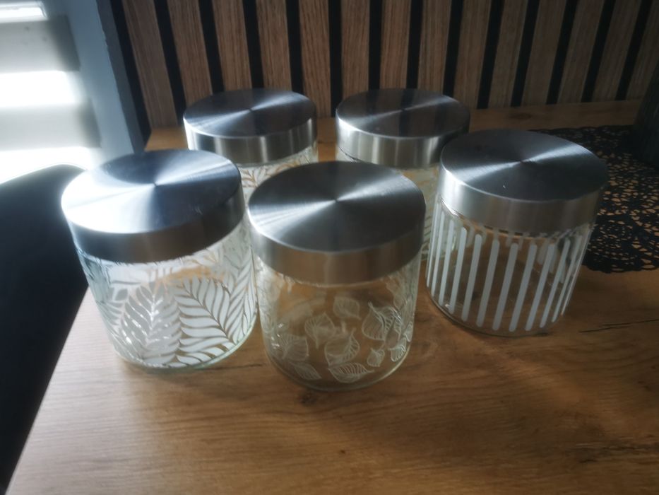 5x szklany słoik 850ml