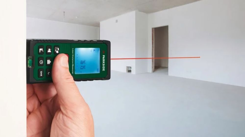 Medidor de distância a laser parkside