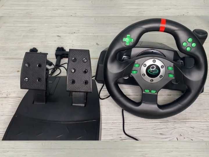 Руль для ПК PS3 с педалями с вибро Esperanza рейсінг Кермо
