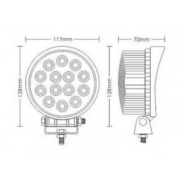 LED фары/фонари лед свет 42/48Вт трактор комбайн МТЗ ЮМЗ Т16/25/40/150
