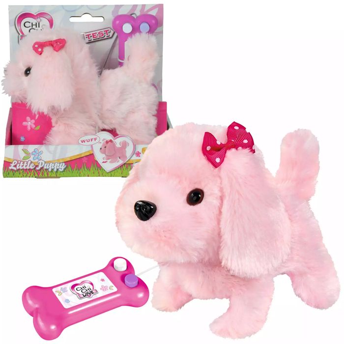 Chi Chi Love. Interaktywny różowy piesek sterowany pilotem. Simba Toys