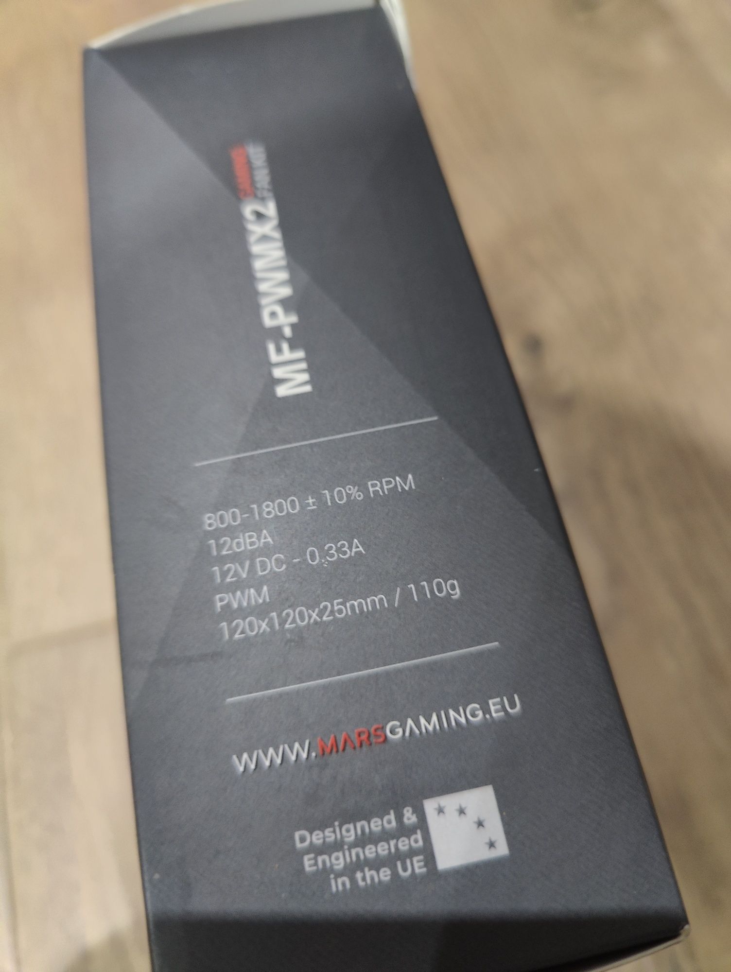 2x Mars Gaming MF-PWMX2 Biały 120mm, Ultra cichy