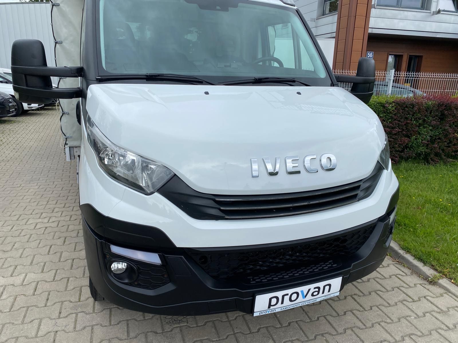 Iveco DAILY 35S16 HI-MATIC FIRANKA OBUSTRONNA 8 PALET WINDA BAR  otwierany dach / wysokość 2.4-2.7 m