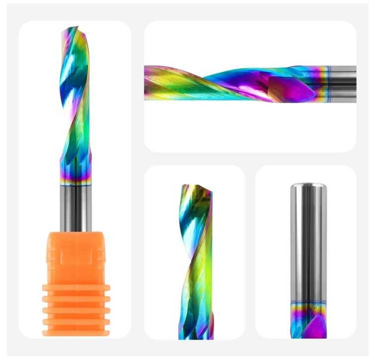 SpeTool frez spiralny 6mm, długość robocza 22mm z powłoką DLC