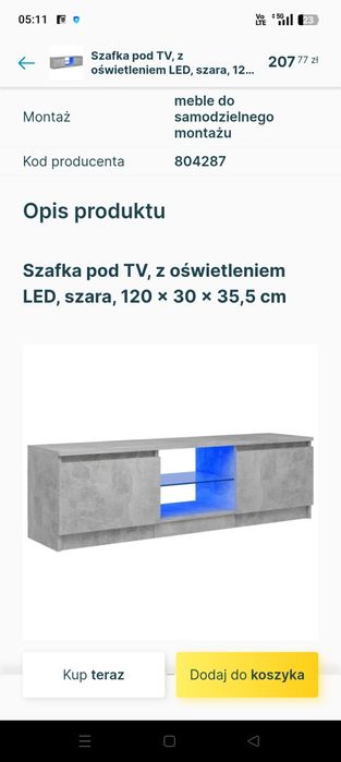 Komoda/ Szadka pod TV