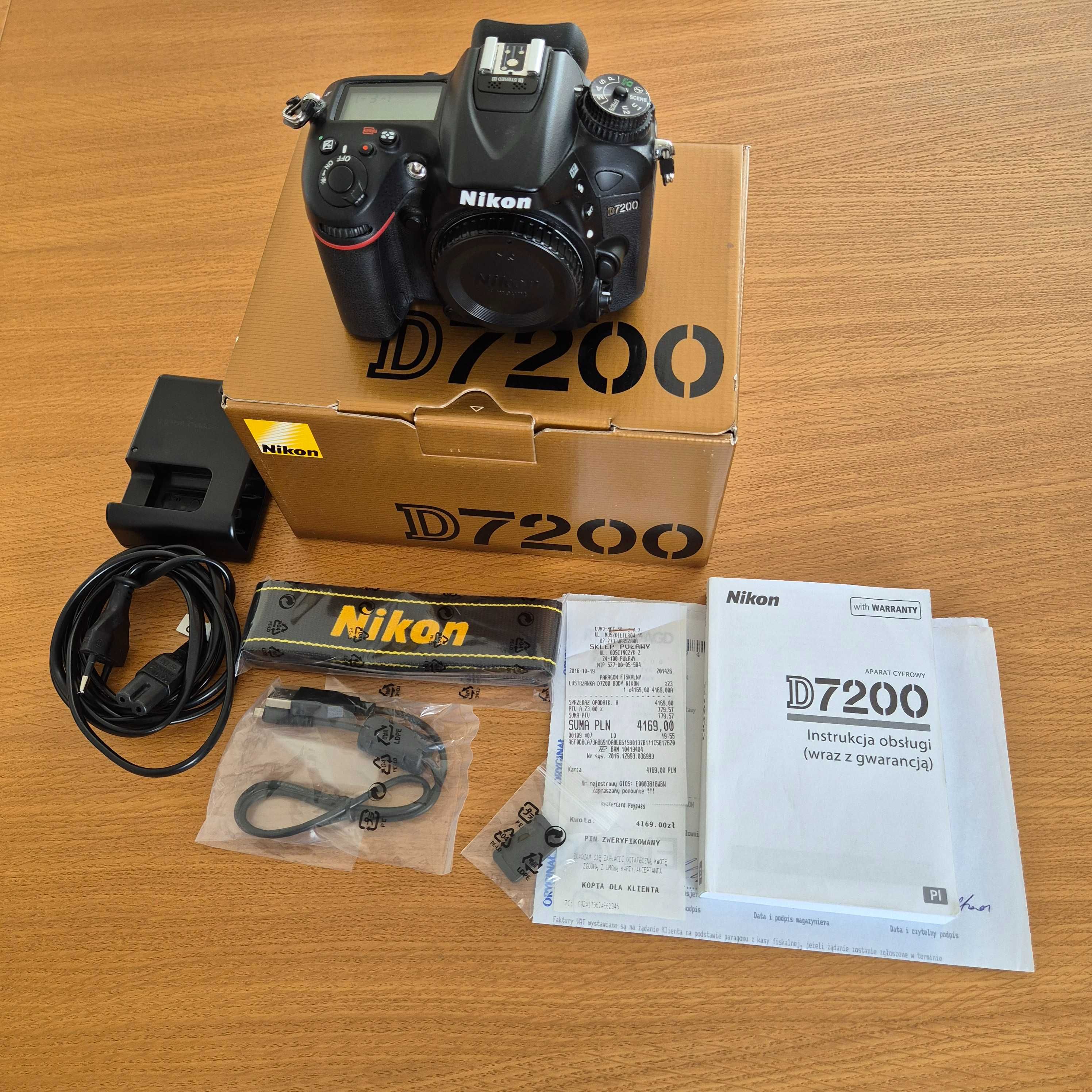 Aparat fotograficzny Nikon D7200 (body)