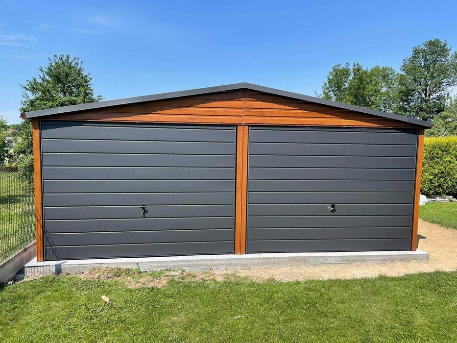 Garaż blaszany 6x5. WZMOCNIONY PROFILAMI. PRODUCENT. Cała Polska