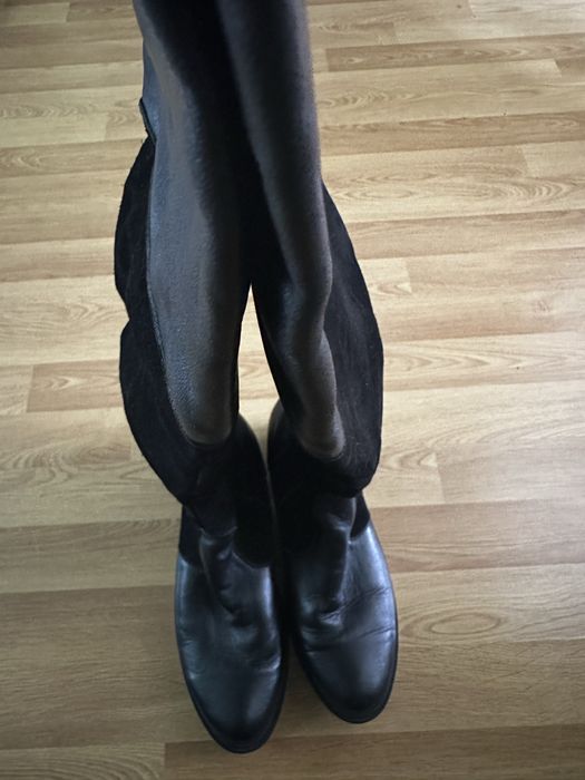 Жіночі чоботи ботфорди зимові