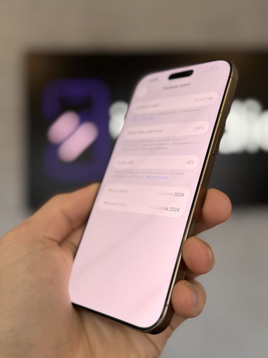 RATY 0% iPhone 16 Pro Max 256GB BATERIA 94% GWARANCJA 12 miesiecy!!!