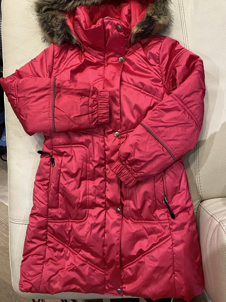 Зимове пальто для дівчинки Lenne