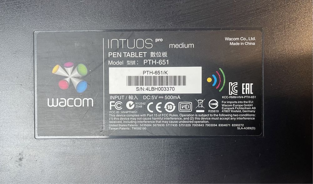 Графічні планшети Wacom (PTK-640) (PTH-651)