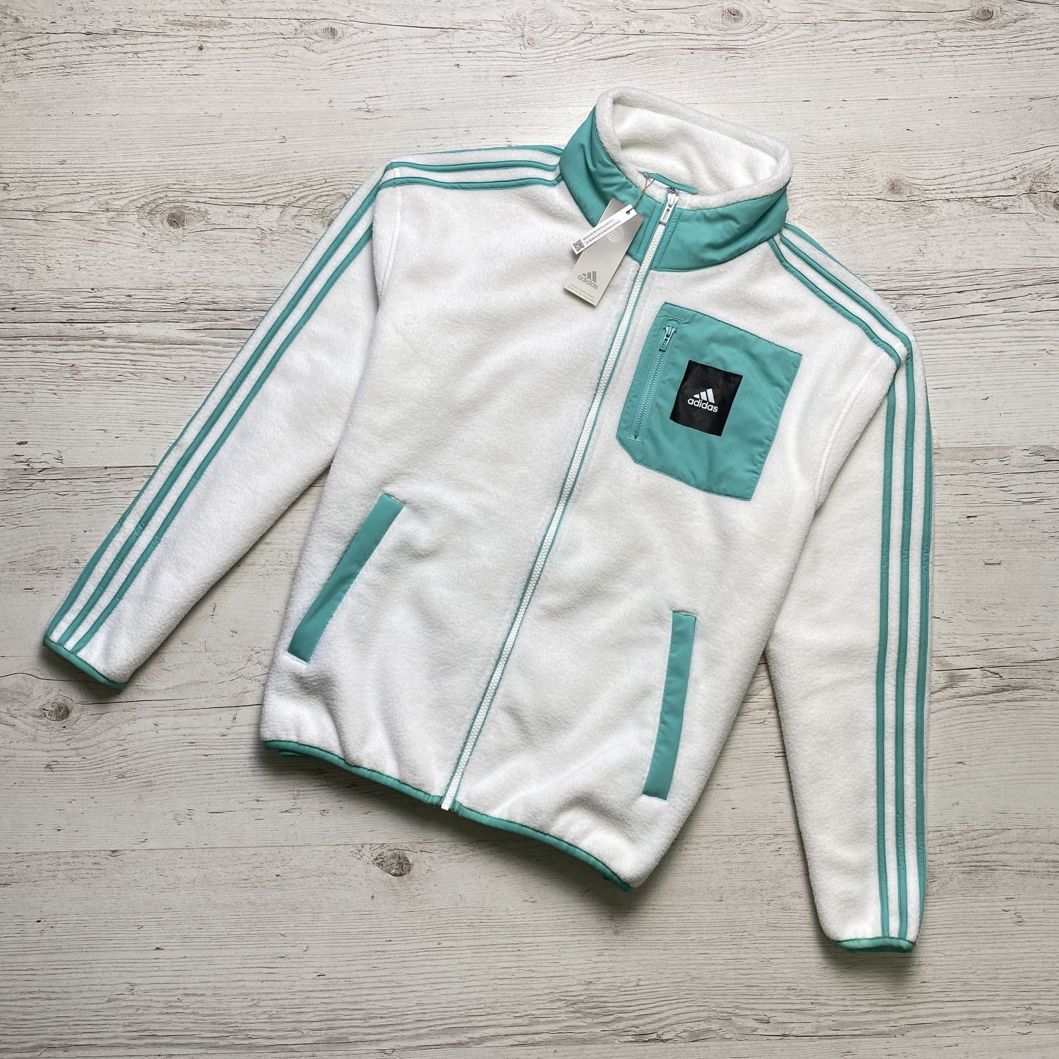 Флісова шерпа / куртка / кофта Adidas Sherpa fleece jacket (оригінал)
