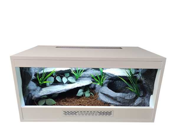 Terrarium tropikalne nr702 80/40/40 dla węża boa pyton DOSTĘPNE