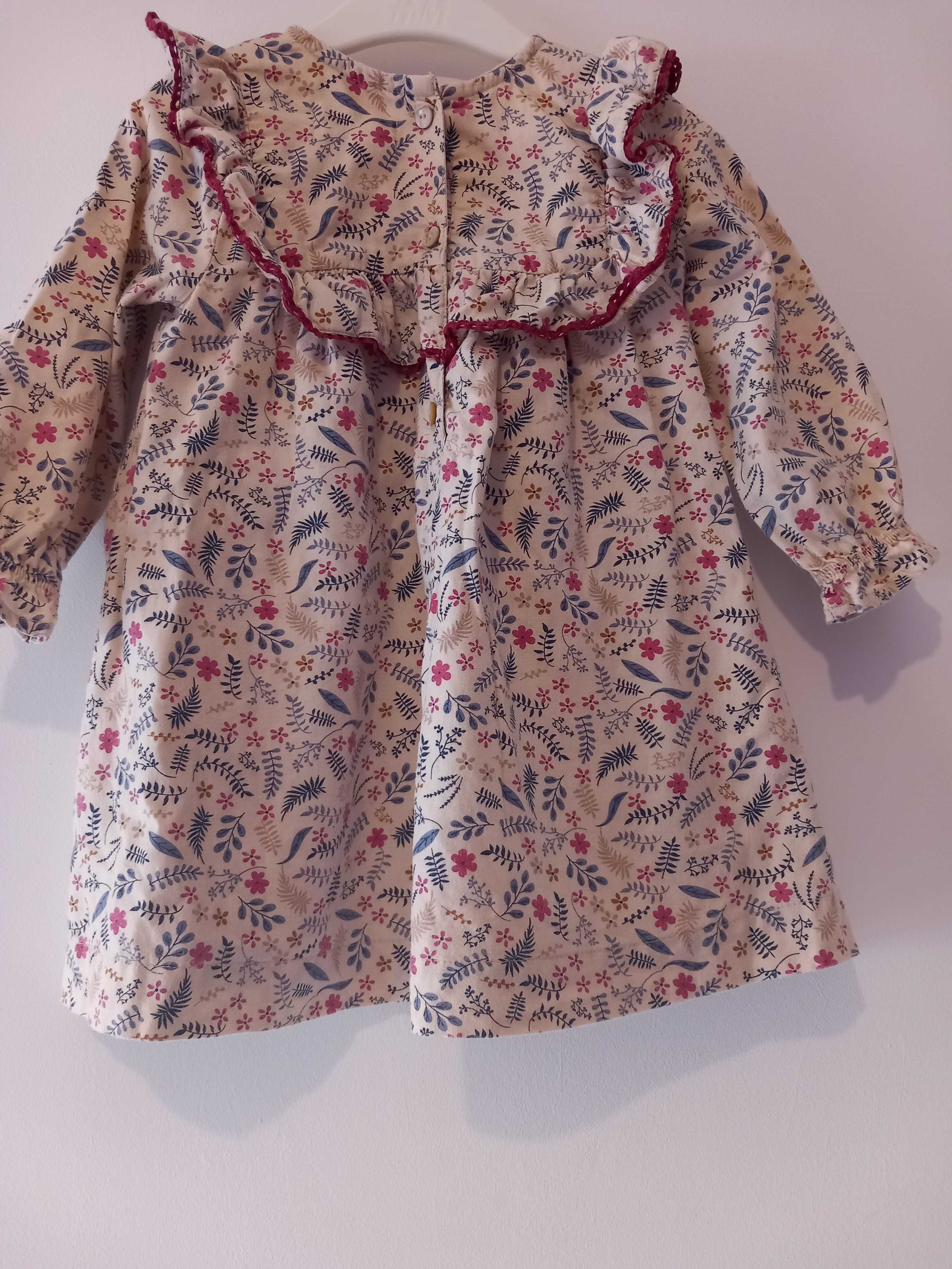 Vestido zippy menina , 12-18 meses