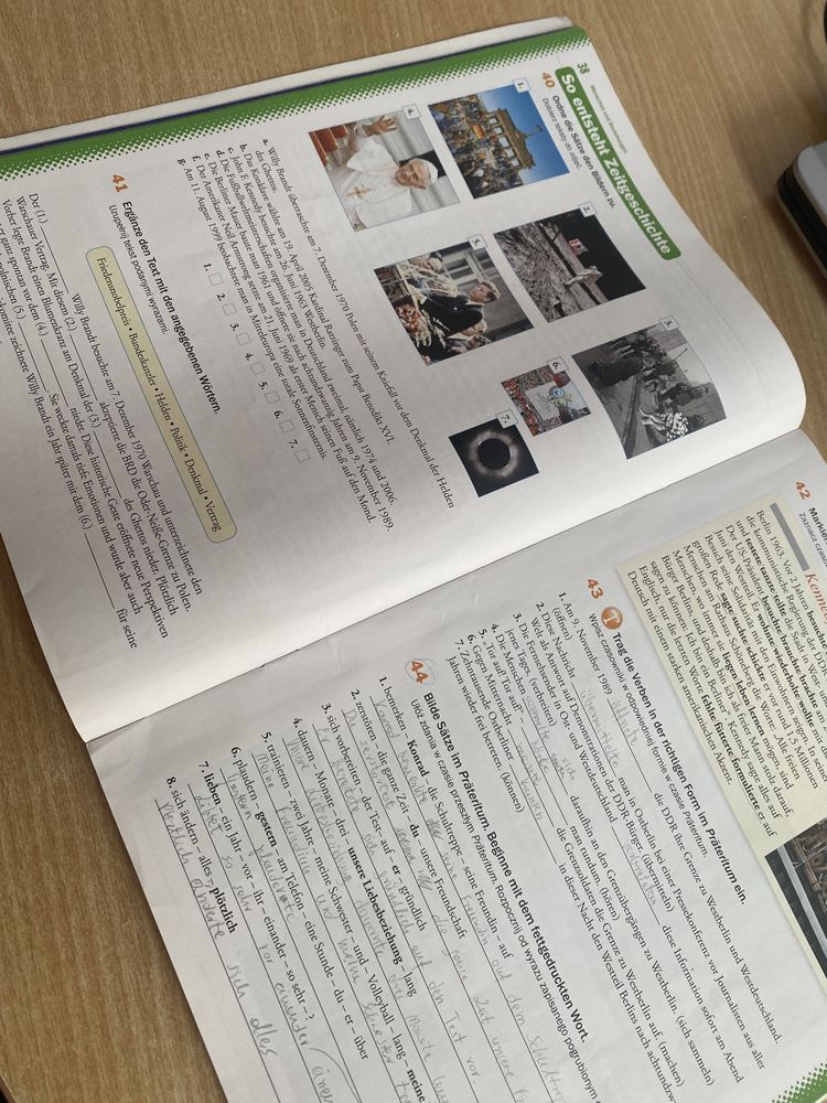 Motive Deutsch Neu 2 ćwiczenia (wypełnione ołówkiem)