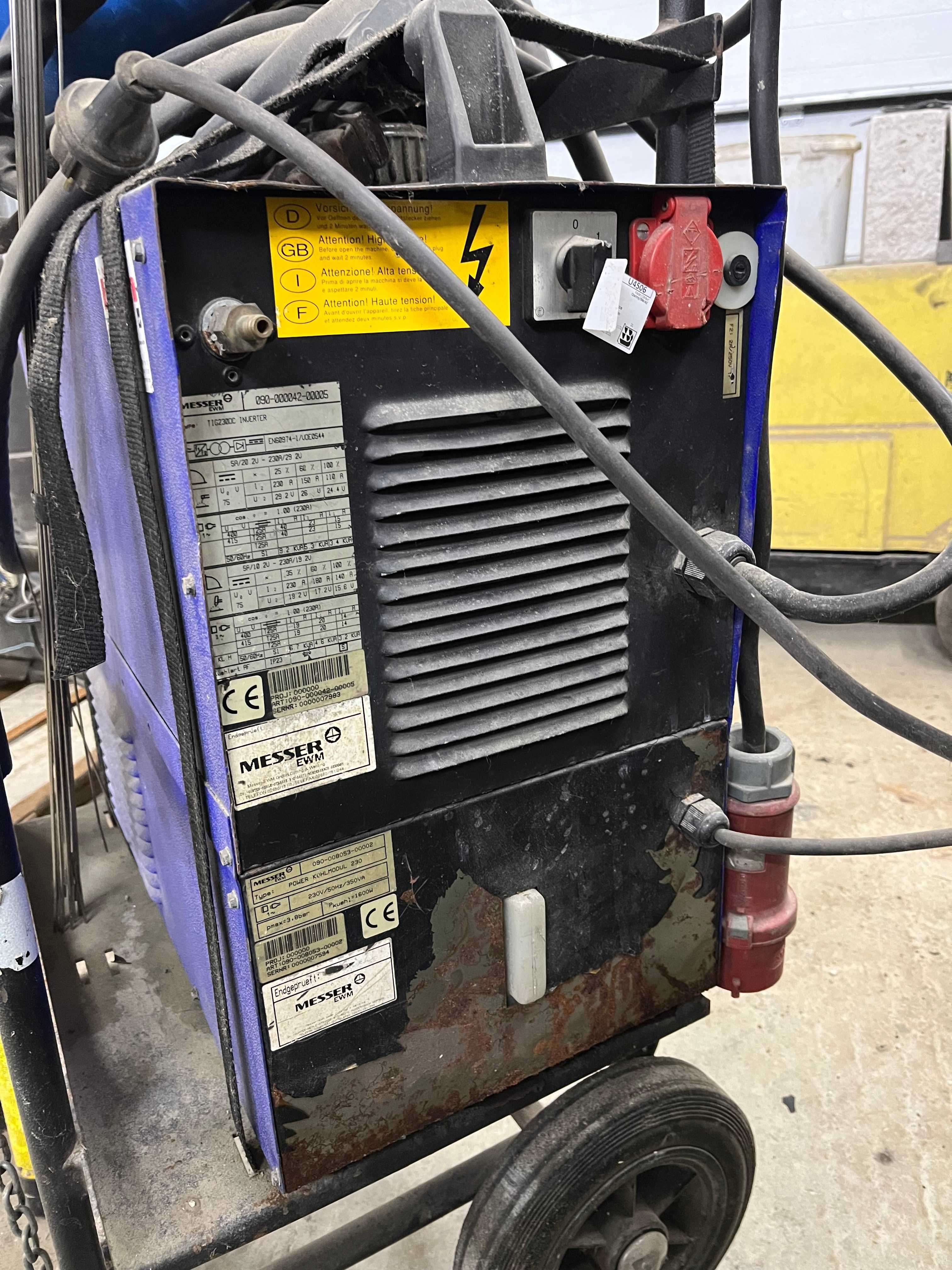 TIG Messer Ewm inverter z chłodzeniem