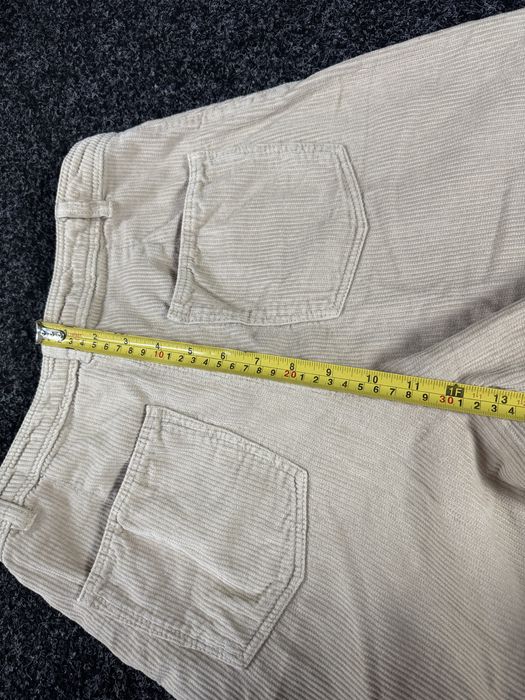 Bershka бежеві штани вельвет 38