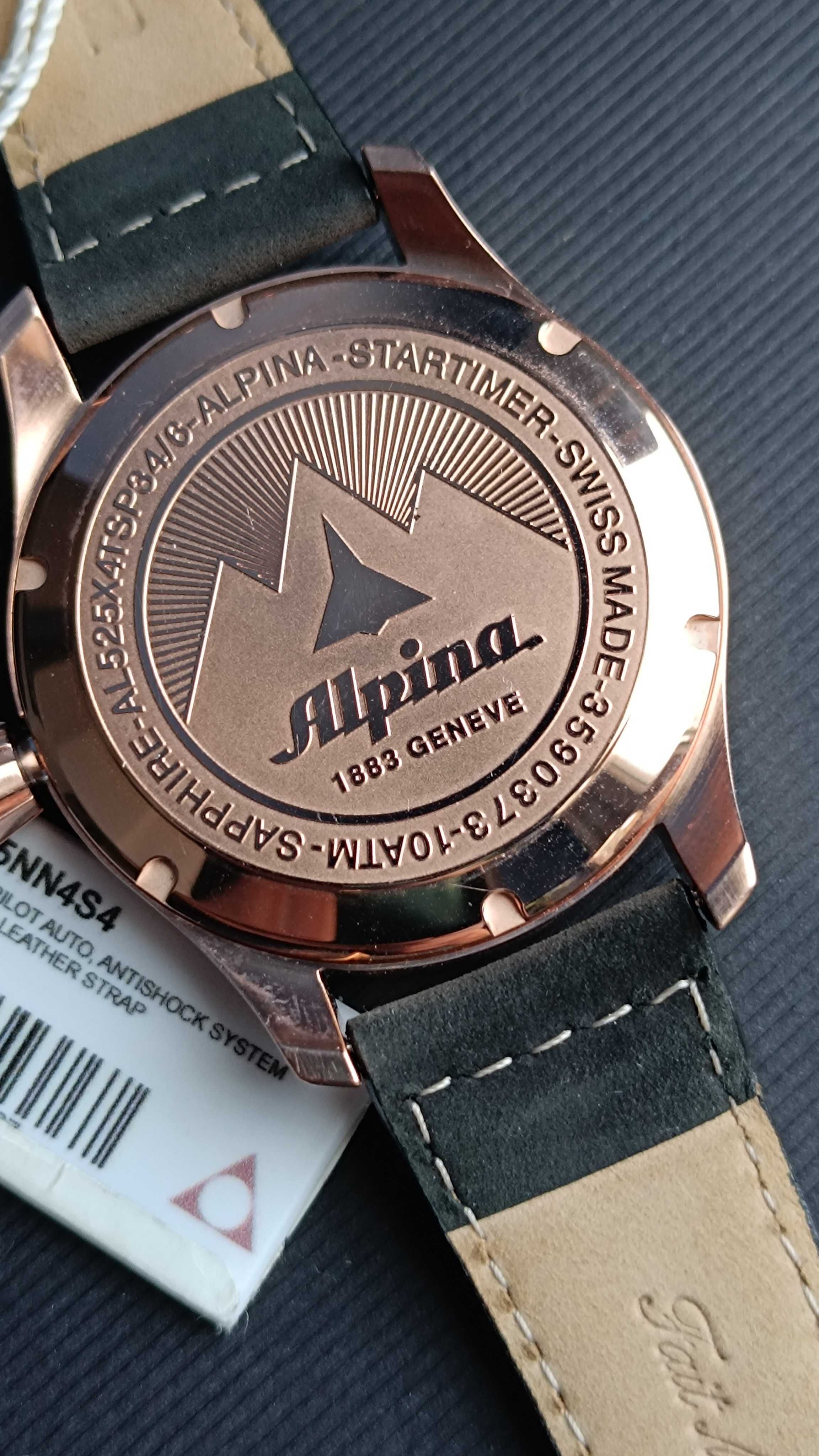 NOWY Zegarek ALPINA Geneve Startimer Pilot AL-525NN4S4 Automat Gwar