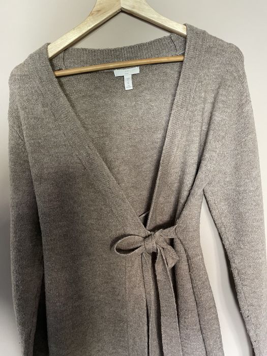 Sweter damski ciążowy i do karmienia H&M Mama XS kardigan kopertowy