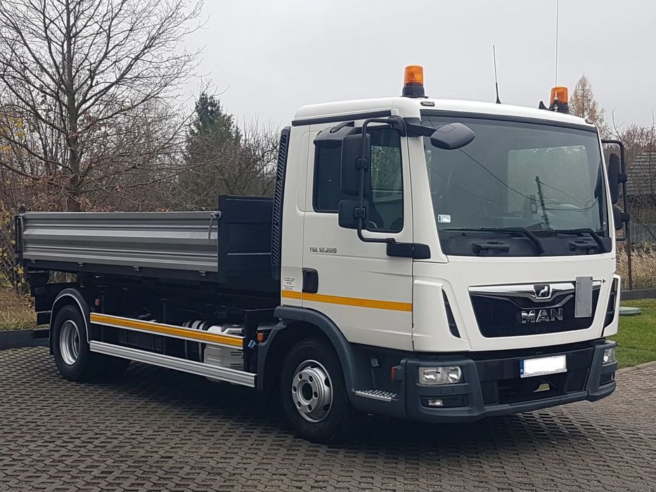 MAN TGL WYWROTKA KIPER HAKOWIEC 12.220 KLIMA 4x2 DO KONTENERÓW  Wywrot Kiper Hakowiec 12.220 Klima 4x2 Do Kontenerów
