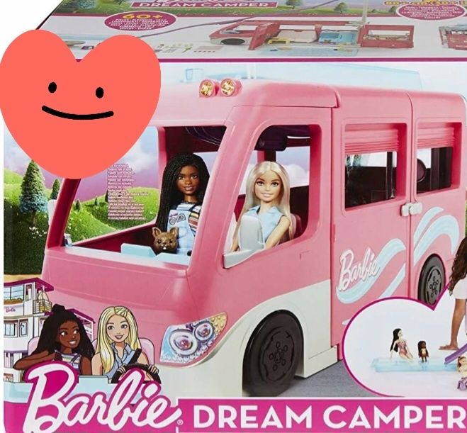 Barbie kamper marzeń camper auto zjeżdżalnia łazienka barbie orygina