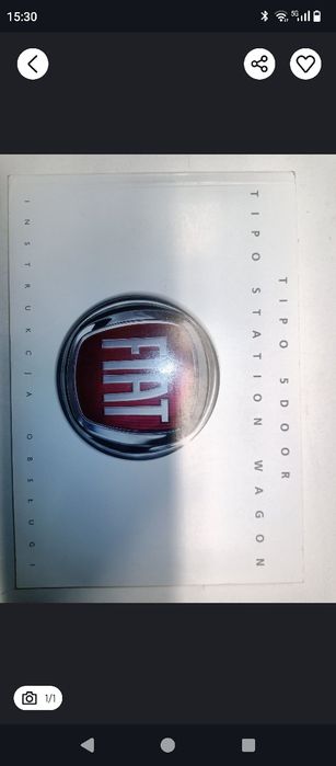 Instrukcja obsługi fiat Tipo hatchback i kombi