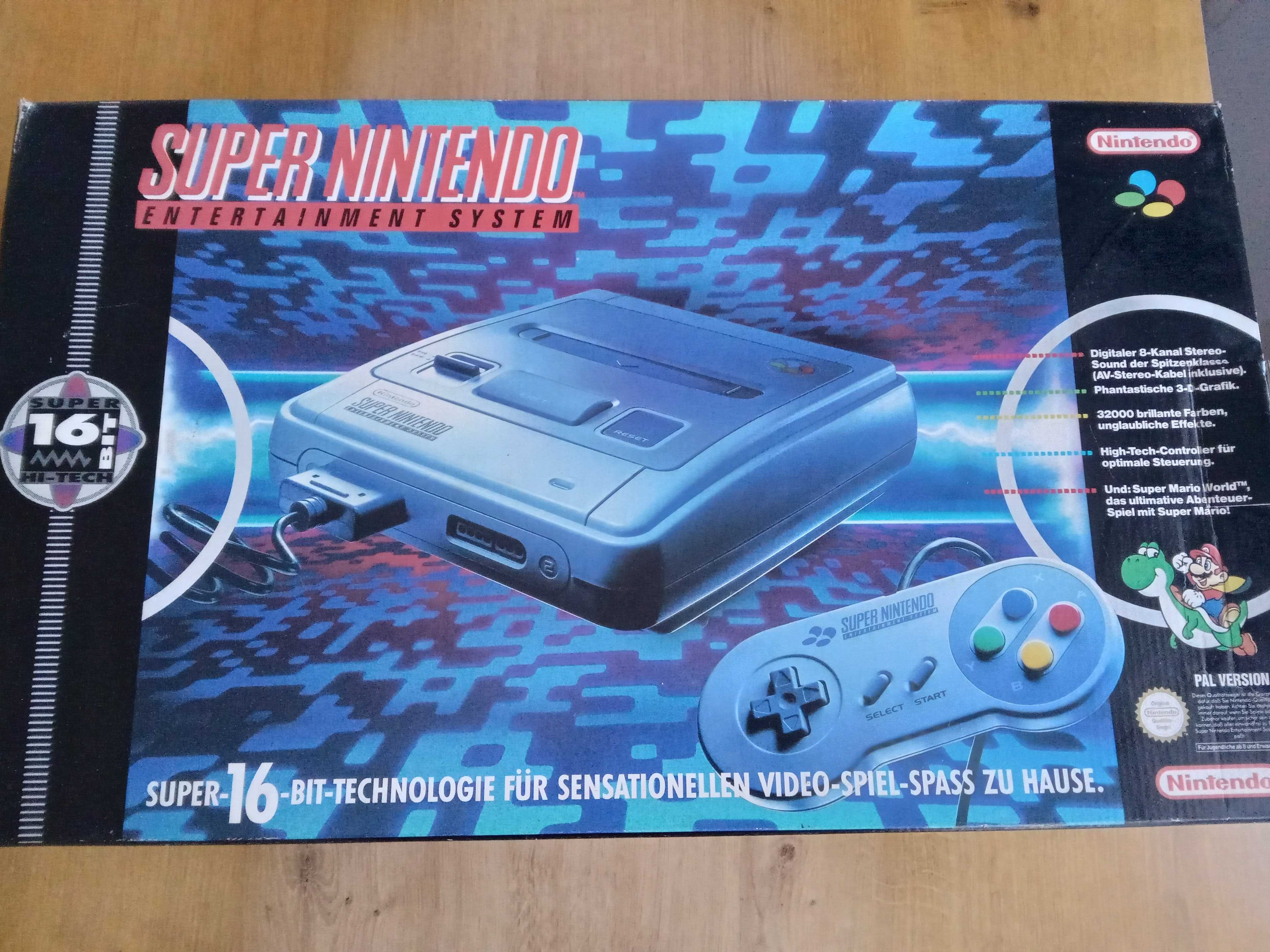 Oryginalne Pudełko do konsoli Super Nintendo SNES