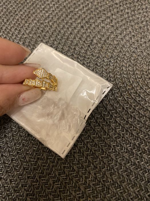 Кольцо змея  бижутерия