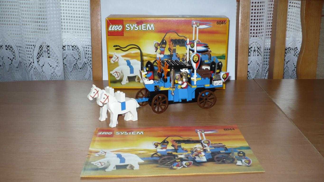 Klocki LEGO® 6044 Castle - King's Carriage 1995r. Kompletność 100% BOX