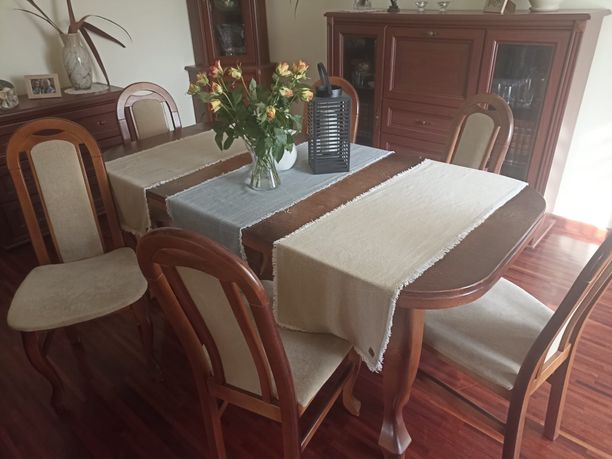 Stół rozkładany do jadalni, duży stół