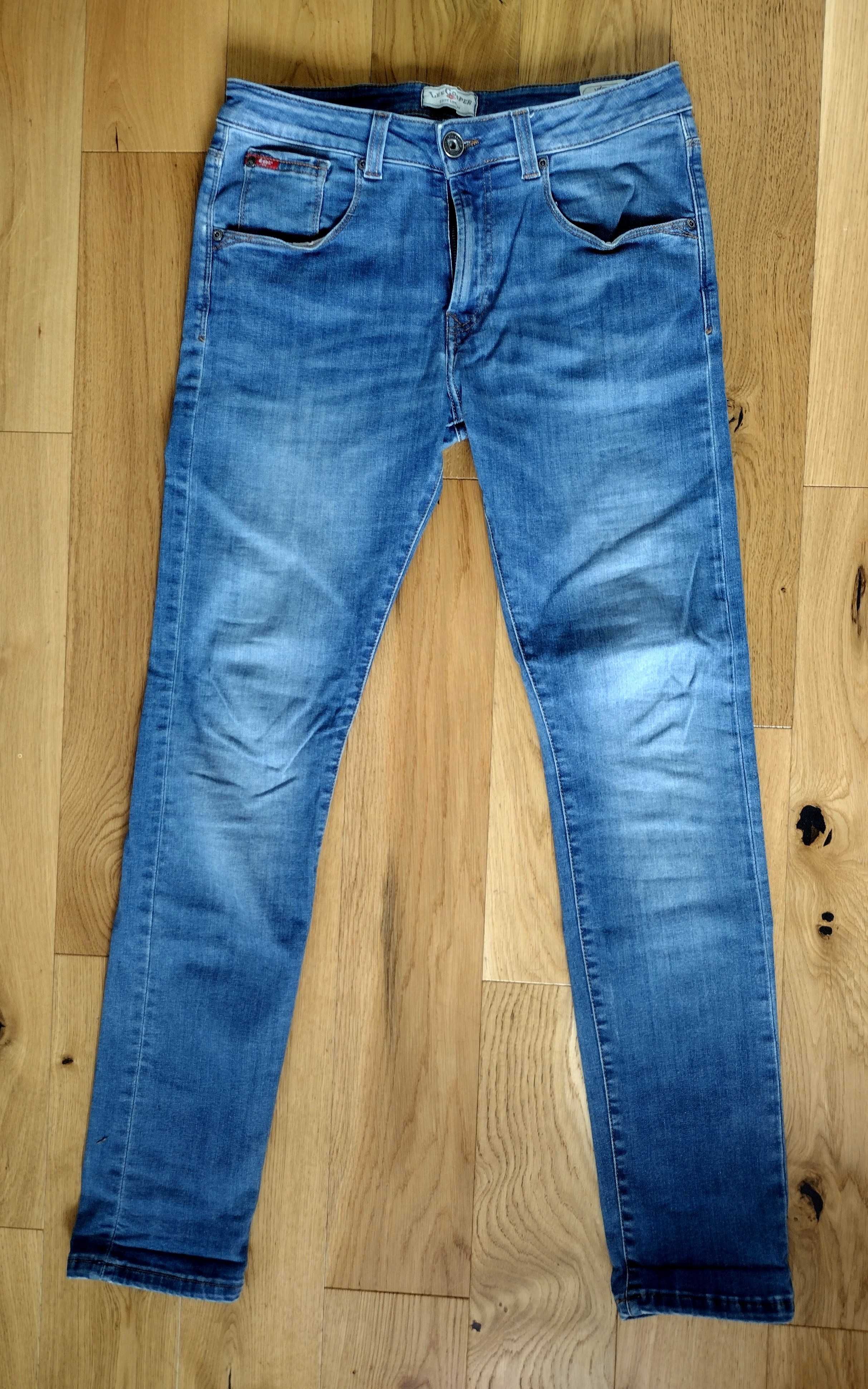 Oryginalne jeansy Lee Cooper, W32 L34, SLIM, Jak nowe