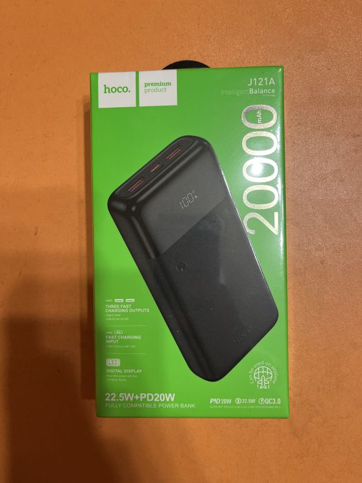PowerBank Hoco 20000mAh. Нові. Швидка зарядка по type-c.