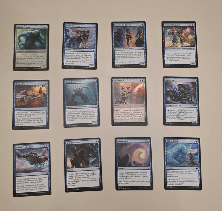 Cartas Magic - Azuis