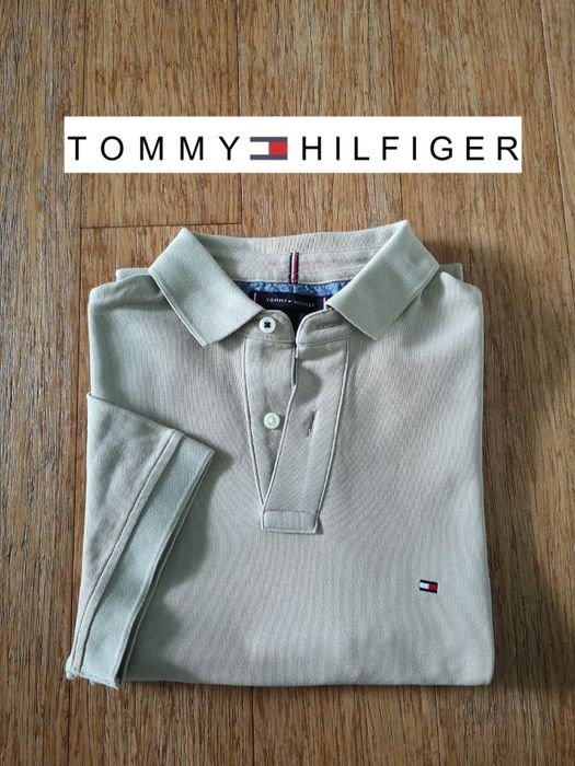 Koszulka polo Tommy hilfiger s slim fit bawełniana tshirt T-shirt męsk