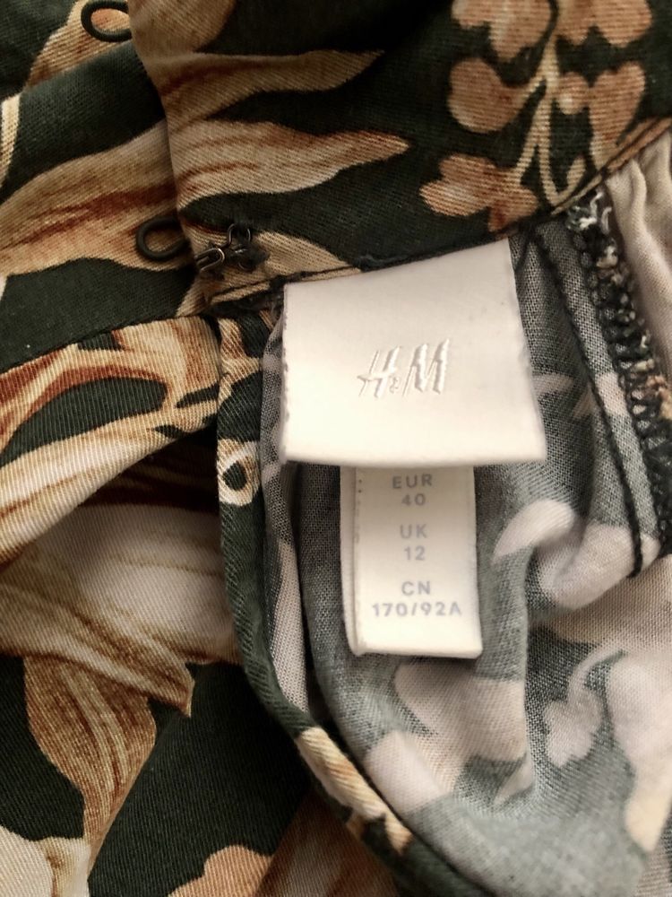 Sukienka w kwiaty modne kolory w stylu boho over size 40/42/44