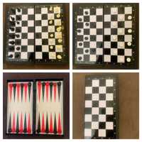 Игра для школьников Магнитный Шахматы, шашки,   нарды